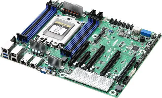 Alt view image 2 of 4 - ASRock Rack Server Motherboard SIENAD8-2L2T ATX Single Socket SP6 (LGA 4844) AMD EPYC™ 8004