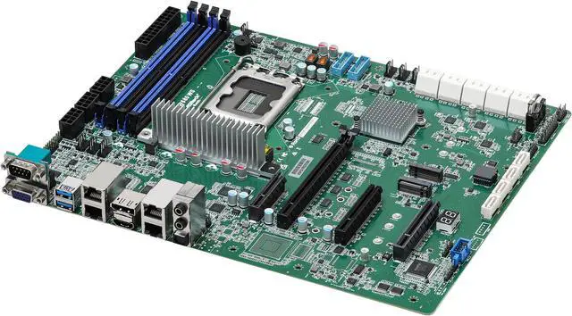 Alt view image 2 of 3 - ASRock Rack W680 WS ATX Workstation Motherboard, Intel Core 14th Gen, 13th & 12th Gen Intel Core Series Processors