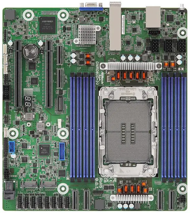 Main image of AsRock Rack GNRD8UD-2Q Deep Micro-ATX Server Motherboard