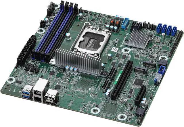 Main image of ASRock Rack Server Motherboard W880M WS Micro-ATX Single Socket LGA 1851 Intel Core Ultra Desktop Processors (Series 2) - OEM