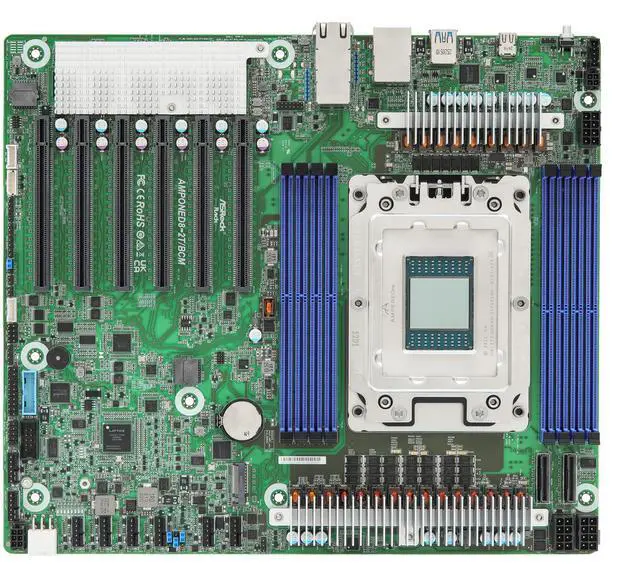 Main image of Asrock Rack Bundle AMPONED8-2T/BCM CEB Server Motherboard Single Socket (LGA-5964) with AmpereOne A192-32X Dual 10G - Integrated by Asrock Rack