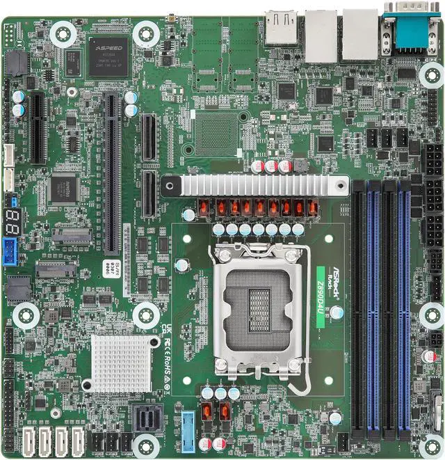 Main image of Asrock Rack Z890D4U Micro-ATX Server Motherboard Single Socket (LGA 1851) Intel® Core™ Ultra Desktop Processors (Series 2)