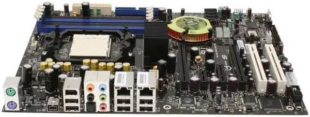 Alt view image 2 of 7 - XFX MB-N590ASH9 AM2 NVIDIA nForce 590 SLI MCP ATX AMD Motherboard
