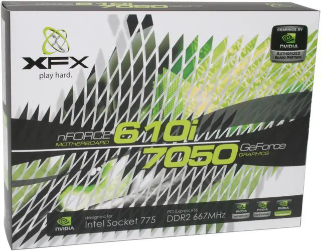 Alt view image 7 of 7 - XFX MG-610i-7059 LGA 775 NVIDIA GeForce 7050 Micro ATX Intel Motherboard