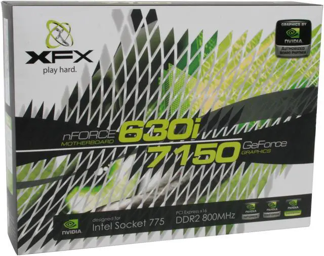 Alt view image 7 of 7 - XFX MG-630i-7159 LGA 775 NVIDIA GeForce 7150 HDMI Micro ATX Intel Motherboard