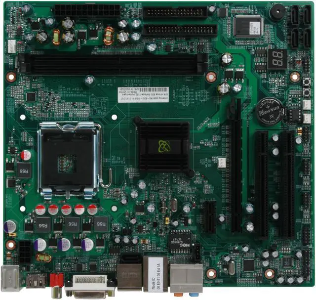 Alt view image 3 of 7 - XFX MG-630i-7159 LGA 775 NVIDIA GeForce 7150 HDMI Micro ATX Intel Motherboard