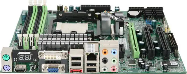 Alt view image 2 of 5 - XFX MIA78S8209 AM2+/AM2 NVIDIA GeForce 8200 HDMI Micro ATX AMD Motherboard