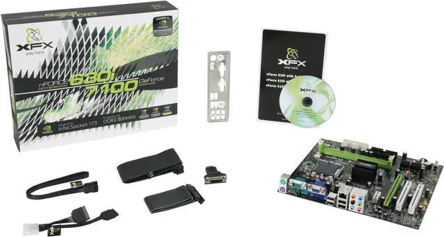 Alt view image 5 of 5 - XFX MG63Mi7109 LGA 775 NVIDIA GeForce 7100 / nForce 630i HDMI Micro ATX Intel Motherboard