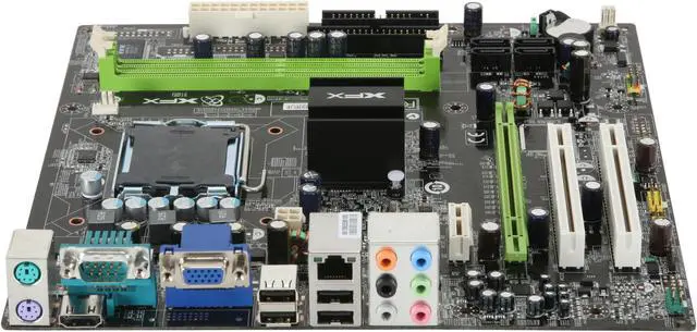 Alt view image 2 of 5 - XFX MG63Mi7159 LGA 775 NVIDIA GeForce 7150 / nForce 630i HDMI Micro ATX Intel Motherboard