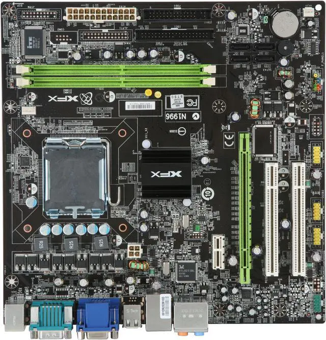 Alt view image 3 of 5 - XFX MG63Mi7159 LGA 775 NVIDIA GeForce 7150 / nForce 630i HDMI Micro ATX Intel Motherboard