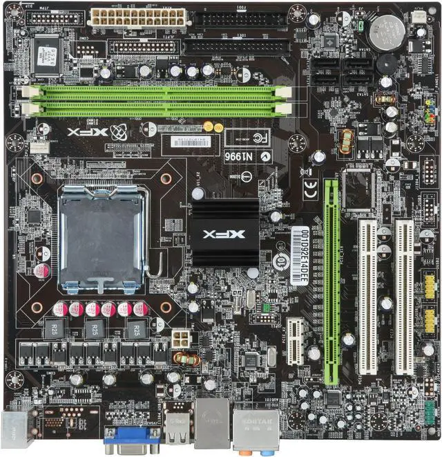 Alt view image 2 of 5 - XFX MG61Mi7059 LGA 775 NVIDIA GeForce 7050 / nForce 610i Micro ATX Intel Motherboard