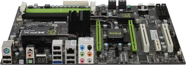 Alt view image 2 of 5 - XFX MB750I72P9 LGA 775 NVIDIA nForce 750i SLI ATX Intel Motherboard