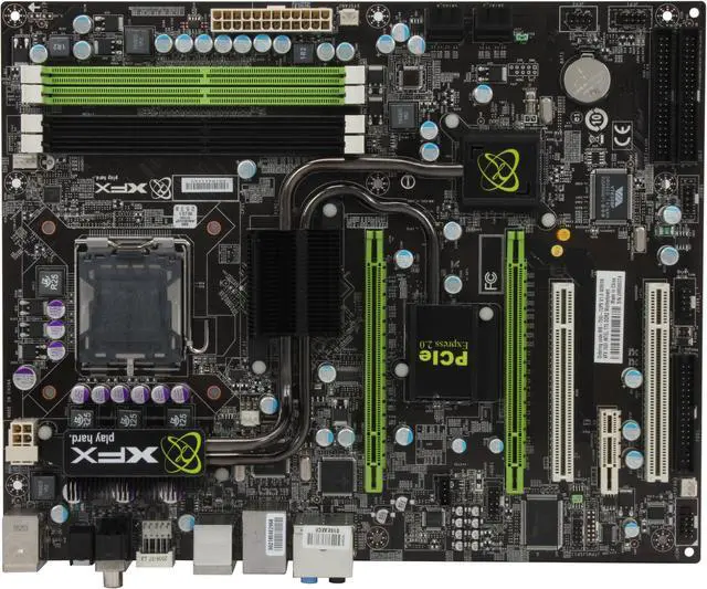 Alt view image 3 of 5 - XFX MB750I72P9 LGA 775 NVIDIA nForce 750i SLI ATX Intel Motherboard