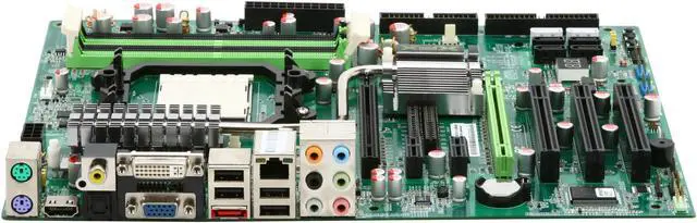 Alt view image 4 of 5 - XFX MDA72P7509 AM2+/AM2 NVIDIA nForce 750a SLI HDMI ATX AMD Motherboard