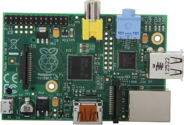 Alt view image 5 of 6 - Newark Raspberry Pi Model B RASPBRRY-PCBA512  Motherboard/CPU/VGA Combo Broadcom BCM2835 700MHz ARM1176JZFS