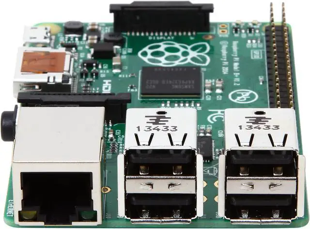 Alt view image 2 of 6 - Raspberry Pi B+ Broadcom BCM2835 SoC ARM11 700 MHz Low Power ARM1176JZFS Applications Processor Motherboard / CPU / VGA Combo
