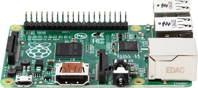 Alt view image 3 of 6 - Raspberry Pi B+ Broadcom BCM2835 SoC ARM11 700 MHz Low Power ARM1176JZFS Applications Processor Motherboard / CPU / VGA Combo