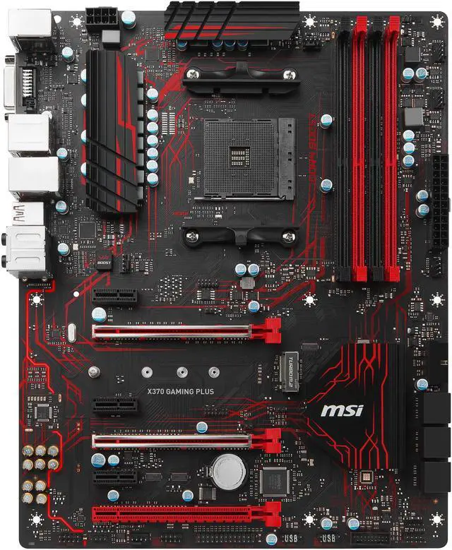 Alt view image 2 of 5 - MSI PERFORMANCE GAMING X370 GAMING PLUS AM4 AMD X370 USB 3.1 HDMI ATX AMD Motherboard
