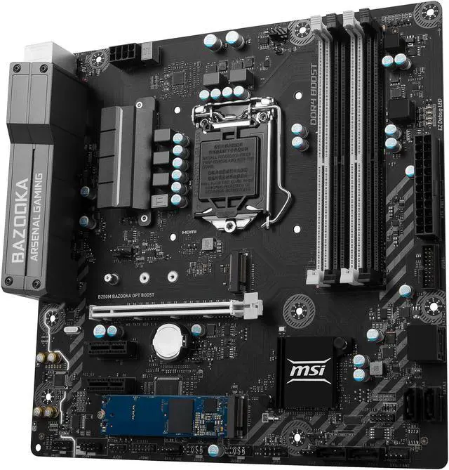 Used - Very Good: MSI B250M BAZOOKA OPT BOOST LGA 1151 Micro
