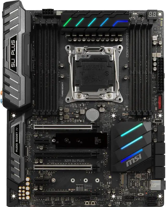 Main image of MSI PRO X299 SLI PLUS LGA 2066 Intel X299 ATX Intel Motherboard