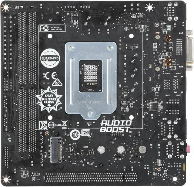 Alt view image 4 of 5 - MSI H110I Pro AC LGA 1151 Intel H110 HDMI USB 3.1 Mini ITX Intel Motherboard