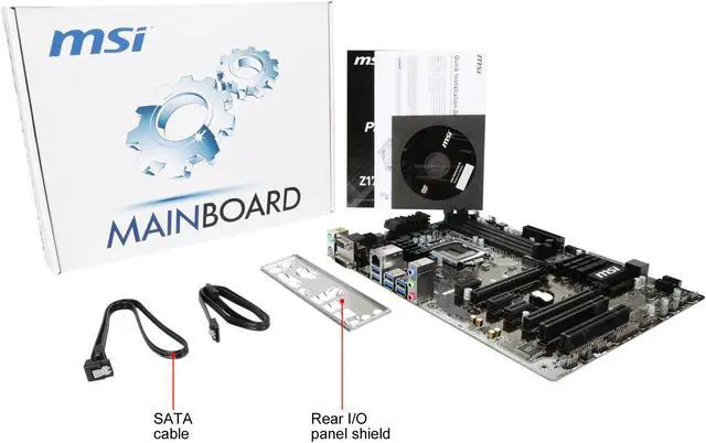 Alt view image 5 of 5 - MSI Z170A PC MATE LGA 1151 Intel Z170 HDMI USB 3.1 ATX Motherboards - Intel