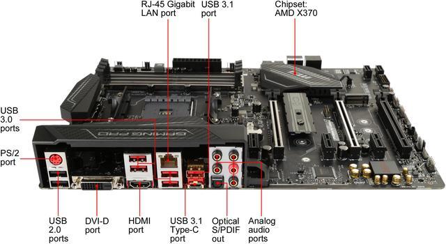 MSI X370 GAMING PRO CARBON AC AM4 ATX AMD Motherboard Newegg