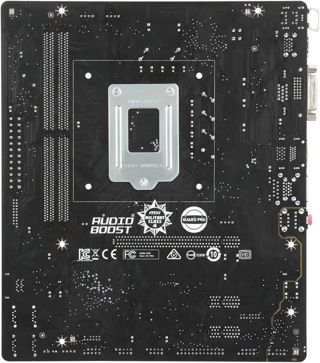 Alt view image 4 of 5 - MSI H110M GAMING LGA 1151 Intel H110 HDMI USB 3.1 Micro ATX Intel Motherboard