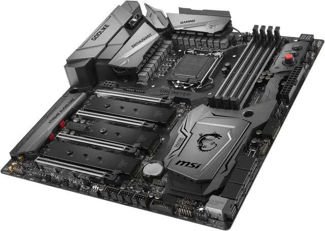 Alt view image 5 of 9 - MSI Z370 GODLIKE GAMING LGA 1151 (300 Series) Intel Z370 USB 3.1 Extended ATX Intel Motherboard