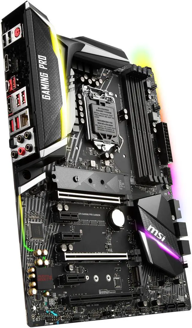 Alt view image 4 of 7 - MSI Z370 GAMING PRO CARBON LGA 1151 (300 Series) Intel Z370 HDMI USB 3.1 ATX Intel Motherboard