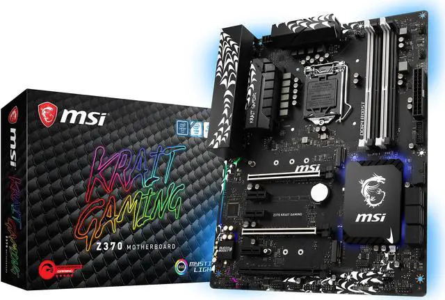 Alt view image 6 of 6 - MSI Z370 KRAIT GAMING LGA 1151 (300 Series) Intel Z370 HDMI USB 3.1 ATX Intel Motherboard