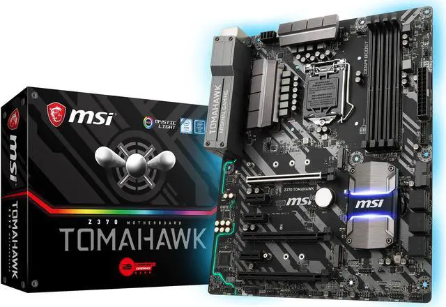 Alt view image 7 of 7 - MSI Z370 TOMAHAWK LGA 1151 (300 Series) Intel Z370 HDMI USB 3.1 ATX Intel Motherboard