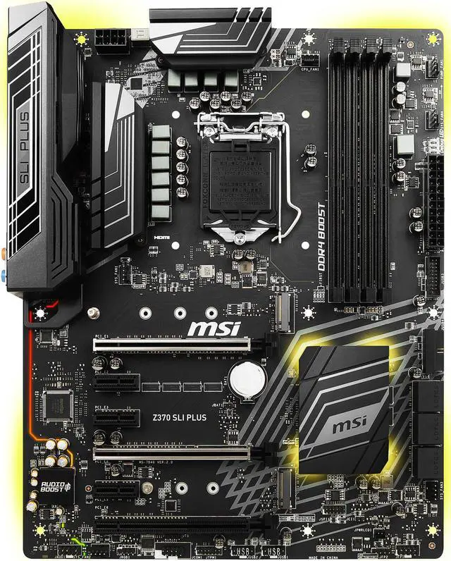 MSI Z370 SLI PLUS LGA 1151 (300 Series) ATX Intel Motherboard