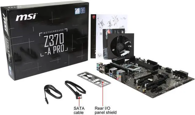 Alt view image 5 of 5 - MSI Z370-A PRO LGA 1151 (300 Series) Intel Z370 ATX Intel Motherboard
