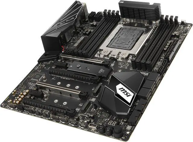 Alt view image 4 of 7 - MSI X399 SLI PLUS sTR4 AMD X399 USB 3.1 ATX Motherboards - AMD
