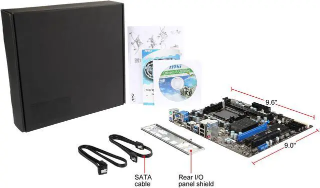 Alt view image 5 of 5 - MSI 760GMA-P34 (FX) AM3+ AMD 760G USB 3.0 Micro ATX AMD Motherboard