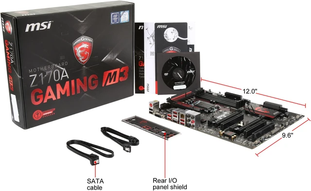Alt view image 5 of 5 - MSI Z170A GAMING M3 LGA 1151 Intel Z170 HDMI USB 3.1 ATX Intel Motherboard