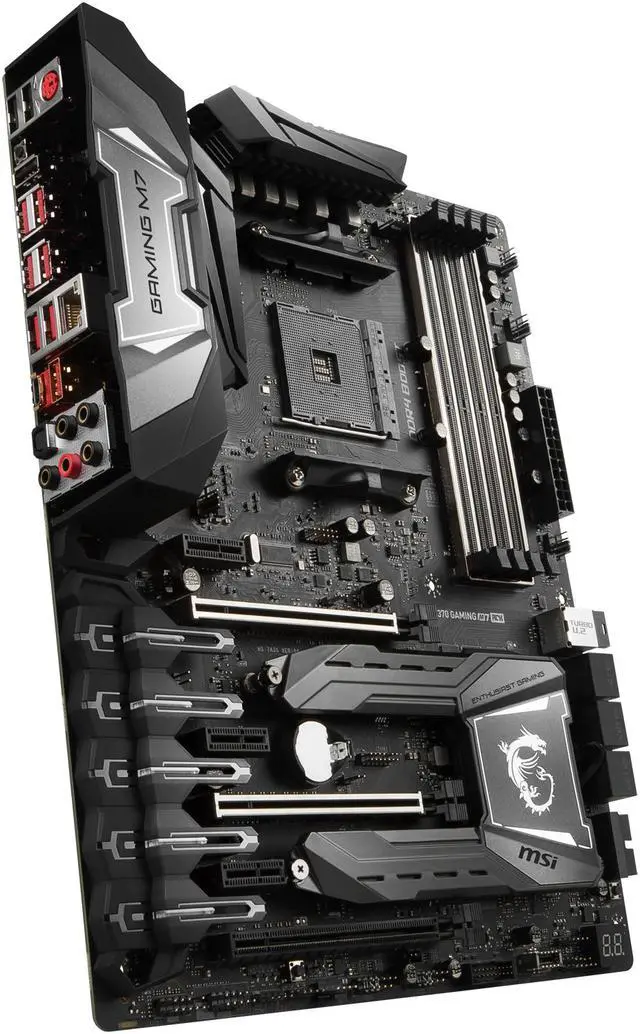 Alt view image 6 of 9 - MSI X370 GAMING M7 ACK AM4 AMD X370 USB 3.1 ATX AMD Motherboard