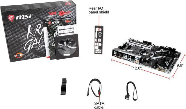 Alt view image 6 of 6 - MSI MSI-X370KRAITGAMING-RFB AM4 AMD X370 USB 3.1 HDMI ATX AMD Motherboard