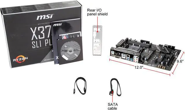 Alt view image 7 of 7 - MSI PRO X370 SLI PLUS AM4 AMD X370 USB 3.1 HDMI ATX AMD Motherboard