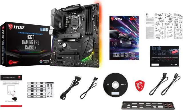 Alt view image 6 of 7 - MSI H370 GAMING PRO CARBON LGA 1151 (300 Series) Intel H370 HDMI USB 3.1 ATX Intel Motherboard