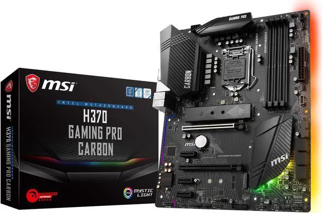 Alt view image 7 of 7 - MSI H370 GAMING PRO CARBON LGA 1151 (300 Series) Intel H370 HDMI USB 3.1 ATX Intel Motherboard