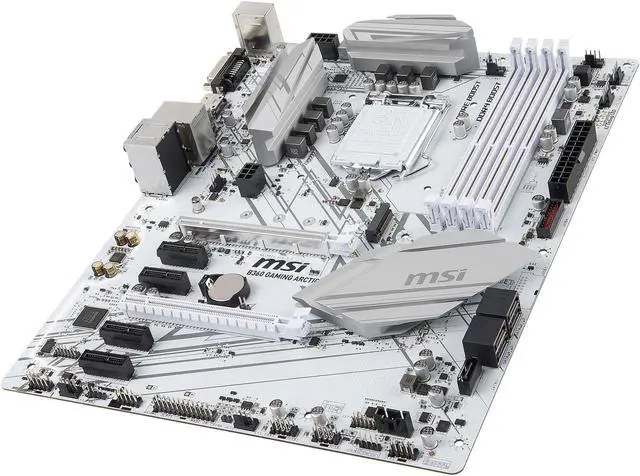 Alt view image 2 of 7 - MSI B360 GAMING ARCTIC LGA 1151 (300 Series) Intel B360 USB 3.1 ATX Intel Motherboard