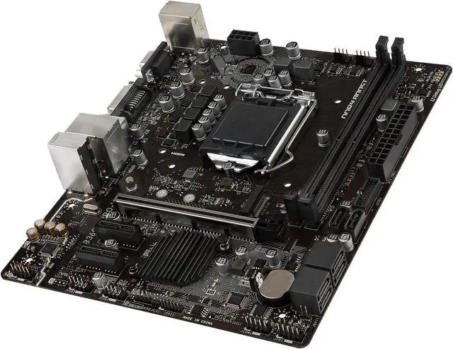 Alt view image 2 of 6 - MSI PRO B360M PRO-VD LGA 1151 (300 Series) Intel B360 Micro ATX Intel Motherboard