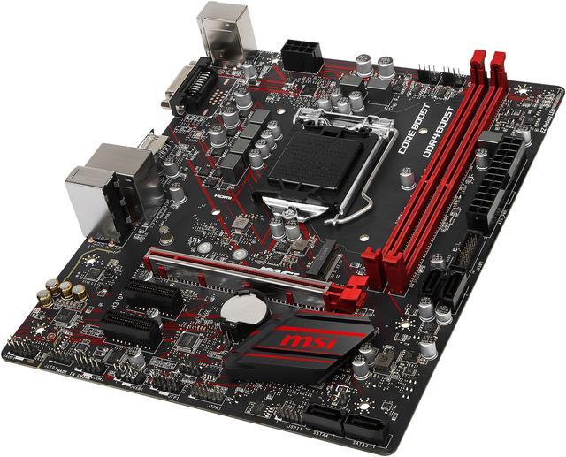 Alt view image 2 of 7 - MSI PERFORMANCE GAMING H310M GAMING PLUS LGA 1151 (300 Series) Intel H310 Micro ATX Intel Motherboard