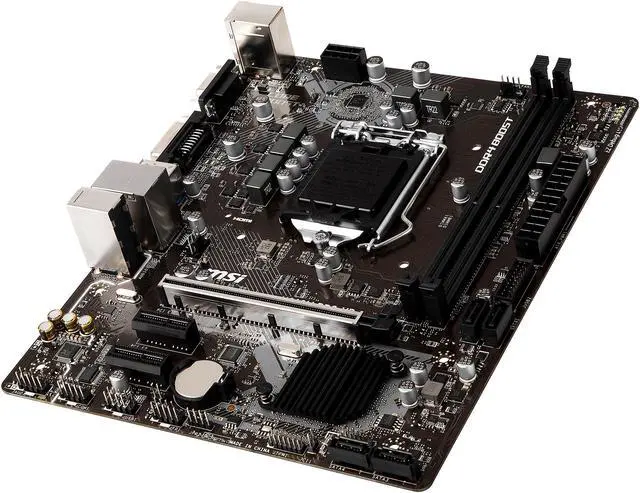 Alt view image 2 of 6 - MSI H310M PRO-VD LGA 1151 (300 Series) Intel H310 Micro ATX Intel Motherboard