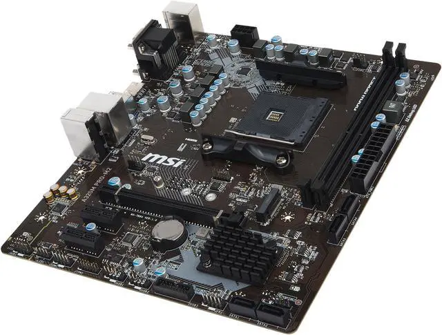 Alt view image 2 of 6 - MSI A320M PRO-M2 AM4 AMD A320 USB 3.1 HDMI Micro ATX AMD Motherboard