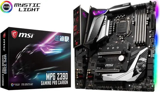 Alt view image 9 of 10 - MSI MPG Z390 GAMING PRO CARBON LGA 1151 (300 Series) Intel Z390 HDMI USB 3.1 ATX Intel Motherboard