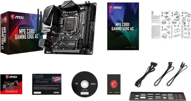 Alt view image 7 of 8 - MSI MPG Z390I GAMING EDGE AC LGA 1151 (300 Series) Intel Z390 HDMI USB 3.1 Mini ITX Intel Motherboard