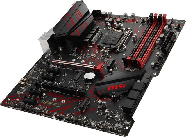 Alt view image 4 of 10 - MSI MPG Z390 GAMING PLUS LGA 1151 (300 Series) Intel Z390 ATX Intel Motherboard